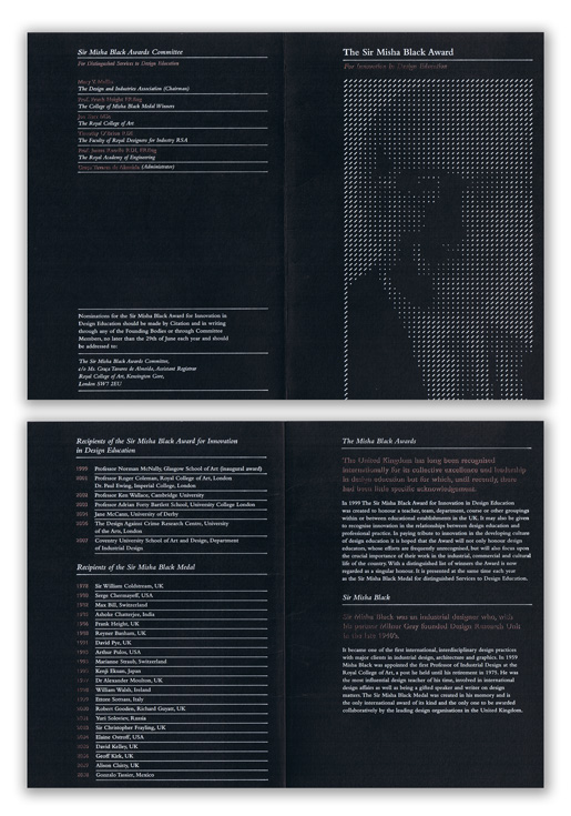 Sir Misha Black Award Introduction image